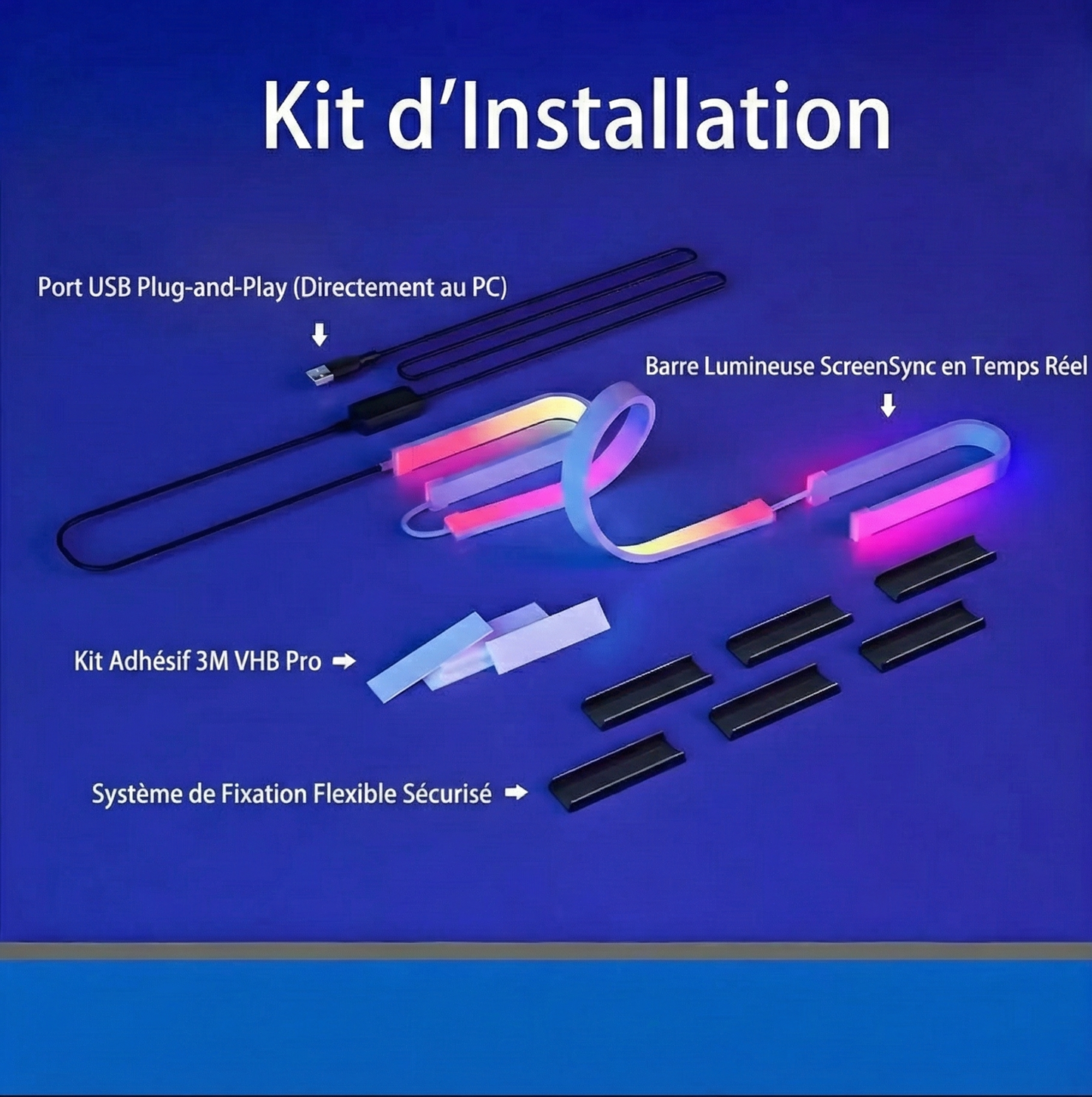 LED RGB synchronisé | LevelUp Store