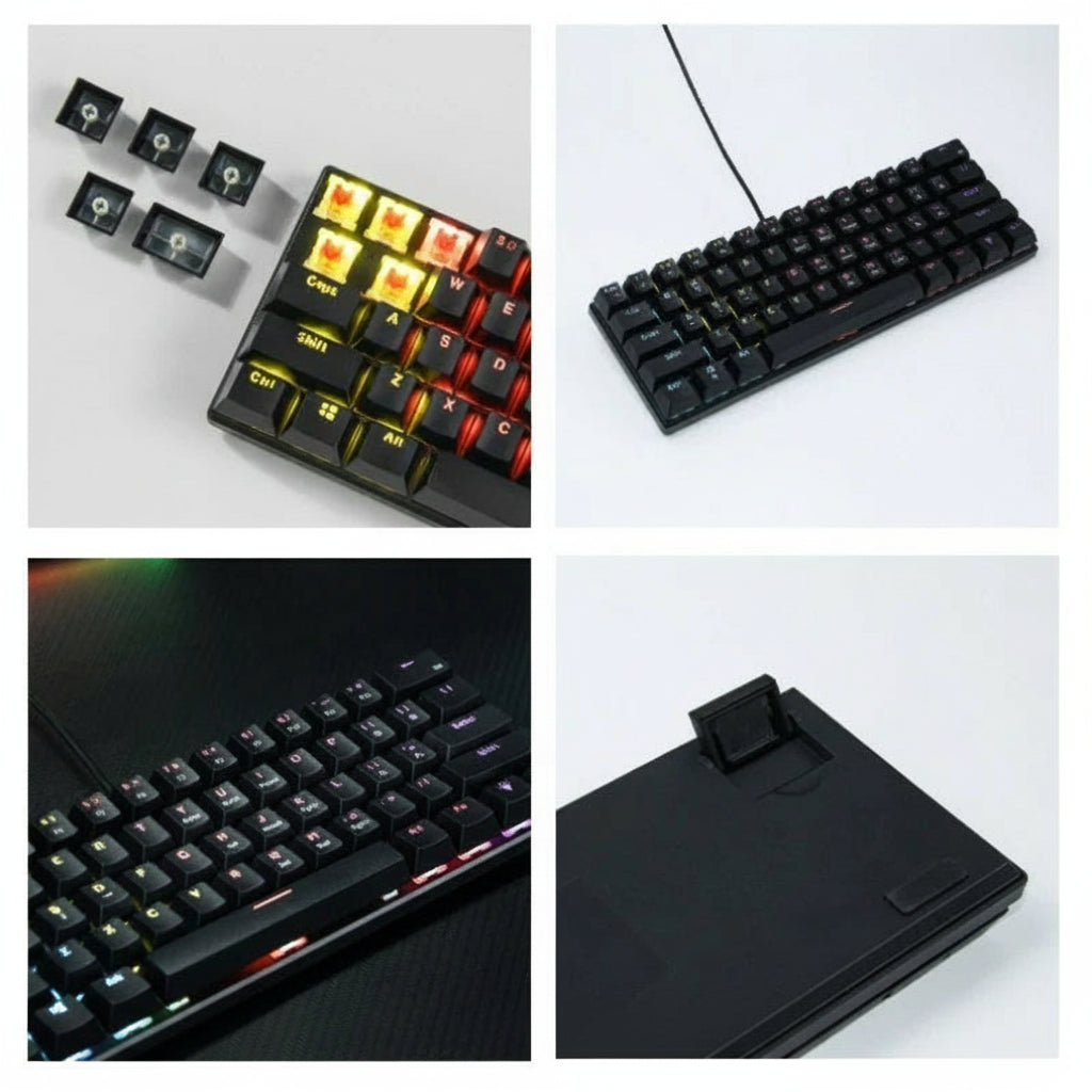 Clavier Gaming RGB 60% | LevelUp Store