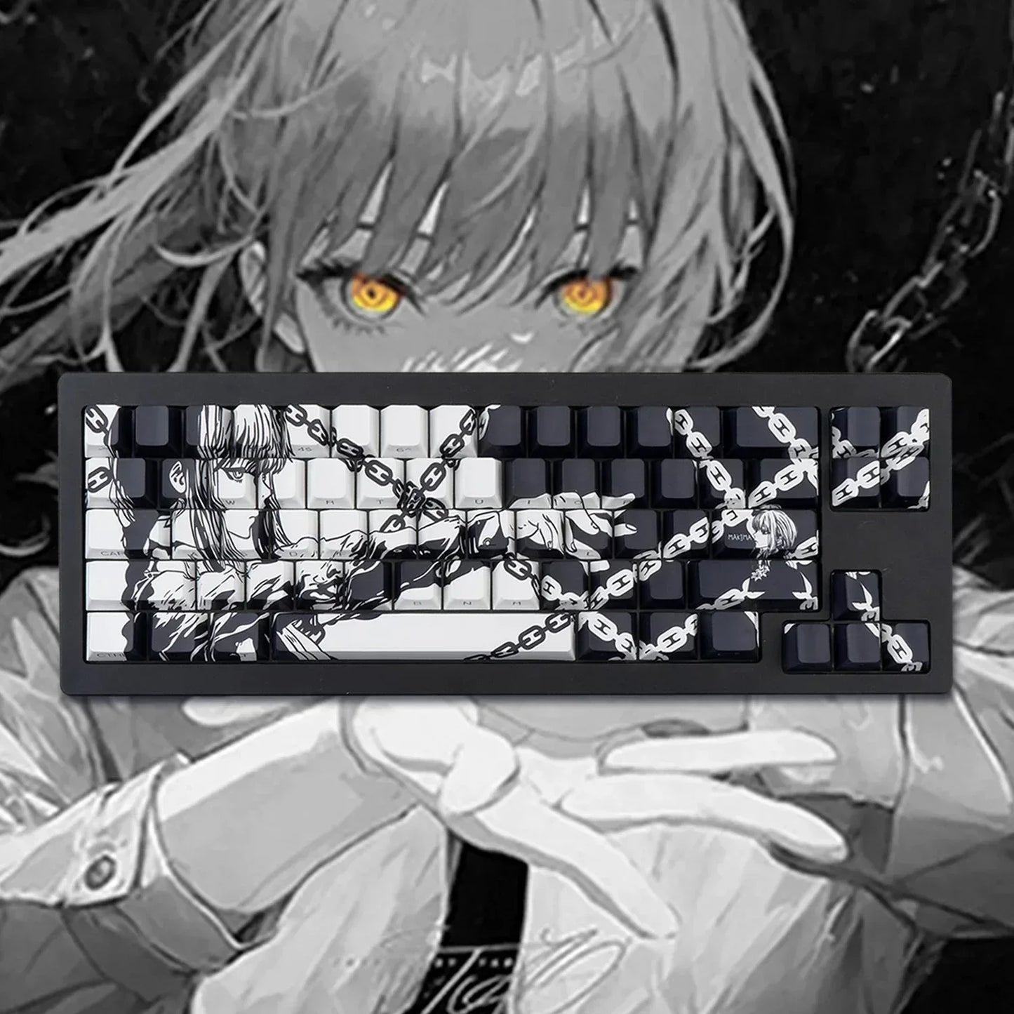 129 touches de clavier animé Makima | LevelUp Store